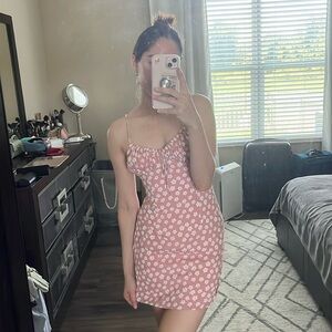 Cotton sabo mini dress